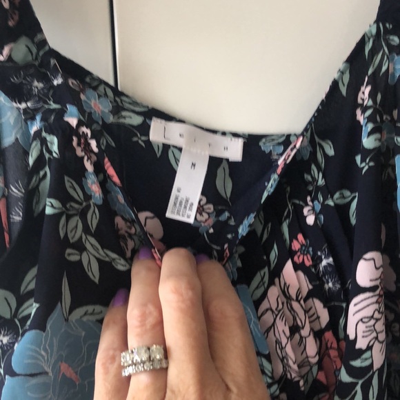 Leith Floral Cropped Tank Blouse - Picture 3 of 6